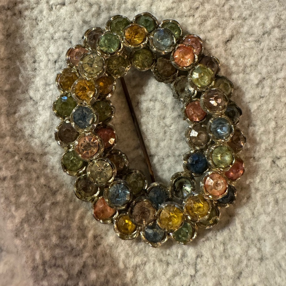 Vintage Pastel Brooch - Picture 2 of 6
